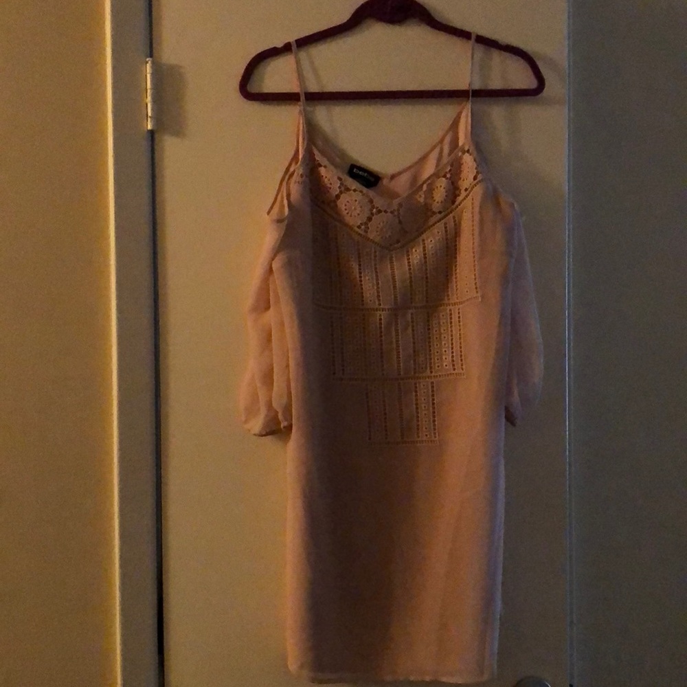 Bebe cold shoulder dress